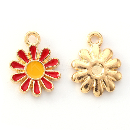 Alloy Enamel Charms ENAM-S121-049E-1