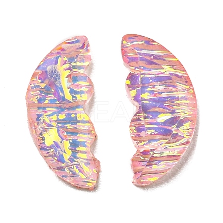 Transparent Epoxy Resin Cabochons CRES-A053-18-1