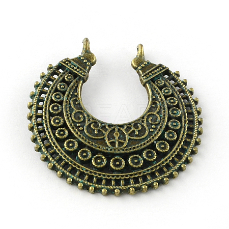 Zinc Alloy Pendants X-PALLOY-R065-134-LF-1