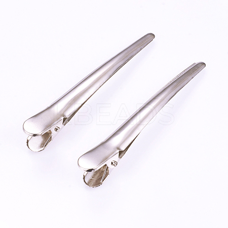 Iron Alligator Hair Clip Findings IFIN-A171-09F-1