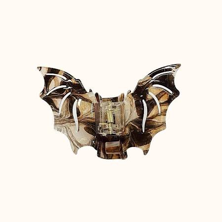 Halloween Acrylic Bat Claw Hair Clips PW-WG568AE-03-1