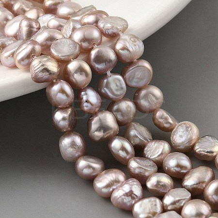 Natural Cultured Freshwater Pearl Beads Strands PEAR-A006-04C-1