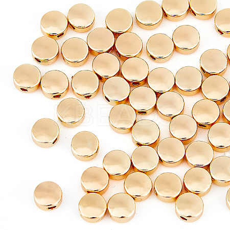 HOBBIESAY 50Pcs Brass Spacer Beads KK-HY0001-12-1