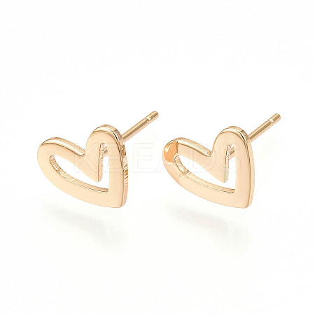 Brass Stud Earrings LS-KK-S348-123-1