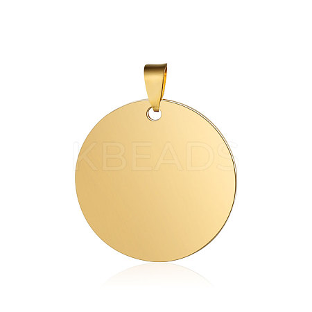 Ion Plating(IP) 304 Stainless Steel Pendants STAS-I311-05C-G-1