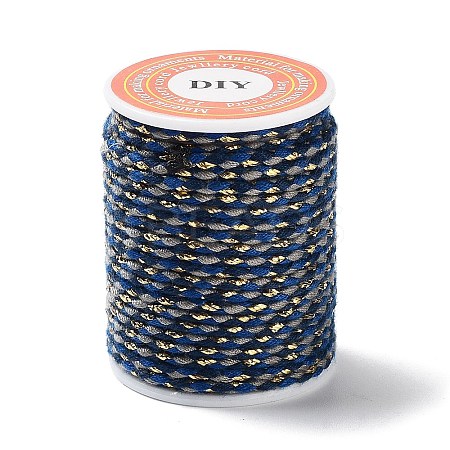 4-Ply Polycotton Cord with Metallic Thread OCOR-Z003-D115-1