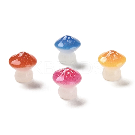 Luminous Resin Mushroom Ornament RESI-F045-12A-1