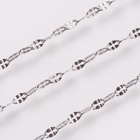 304 Stainless Steel Dapped Chains CHS-K008-14B-1