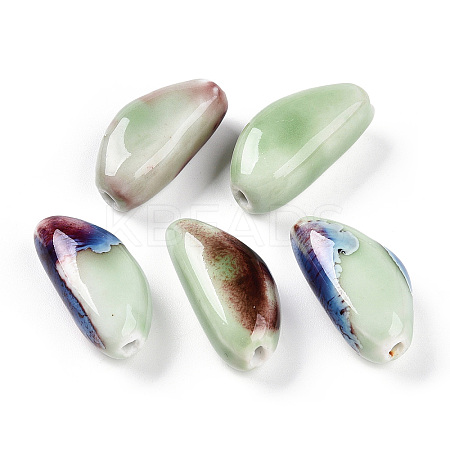 Handmade Porcelain Beads PORC-N008-08J-1