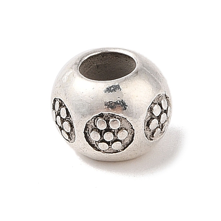 Tibetan Style Alloy European Beads TIBE-Q090-46AS-1