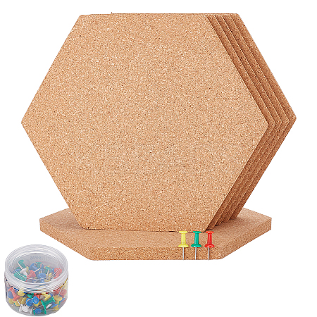 15Pcs Self-adhesive Cork Insulation Sheets AJEW-AR0004-84B-1