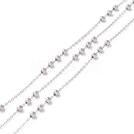 Tarnish Resistant 304 Stainless Steel Satellite Chains STAS-I186-03P-1