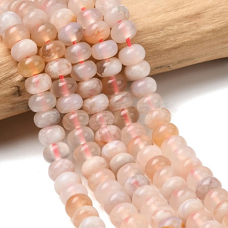 Natural Cherry Blossom Agate Beads Strands G-A280-A19-01-1