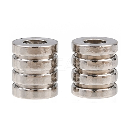 201 Stainless Steel Beads STAS-P437-10P-1