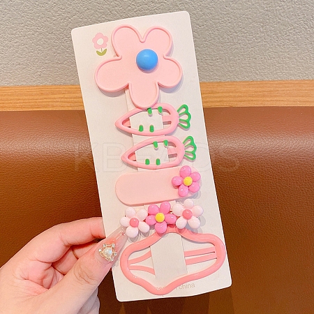 6Pcs Iron Snap Hair Clips PW-WG55E3A-02-1
