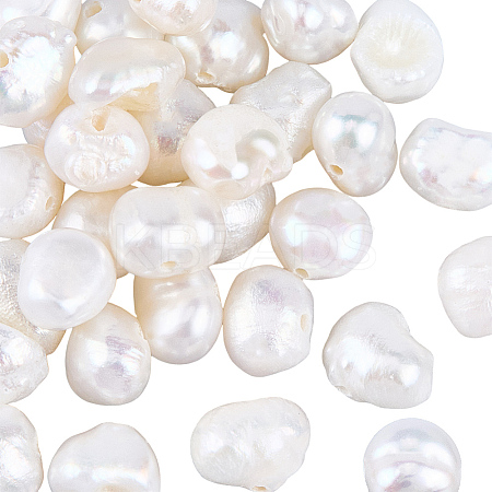 1 Strand Natural Cultured Freshwater Pearl Beads Strands PEAR-PA0001-01-1