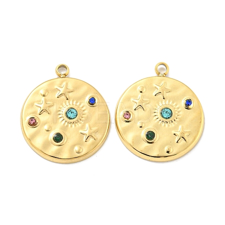 PVD Vacuum Plating 304 Stainless Steel Pendants STAS-L278-032G-1