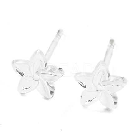 Resin Stud Earring Findings LS-X1-FIND-H046-14-1