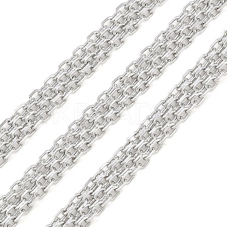 304 Stainless Steel Triple Cable Chains CHS-L034-01A-P-1