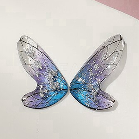 Gradient Color Transparent Resin Pendants LS-RESI-TAC0019-06C-1