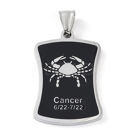 304 Stainless Steel Pendants STAS-O008-01F-1