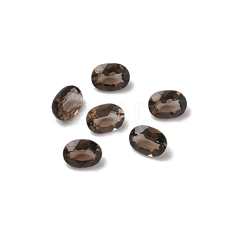 Faceted Natural Smoky Quartz Cabochons G-I295-05C-16B-08-1
