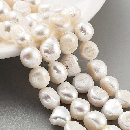 Natural Cultured Freshwater Pearl Beads Strands PEAR-P062-31C-X-1