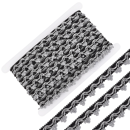 24Yards Filigree Polyester Lace Trim OCOR-GF0005-28A-1