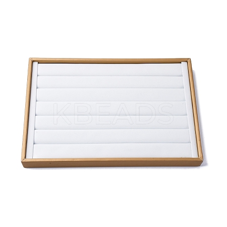 Imitation Leather Jewelry Ring Organizer Display Trays CON-G023-15-1