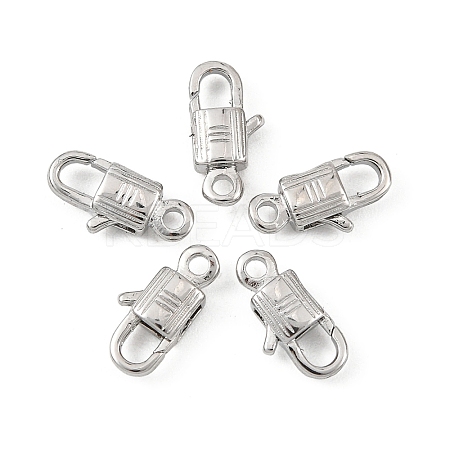SHEGRACE Brass Lobster Claw Clasps XGR0098P-161P-1