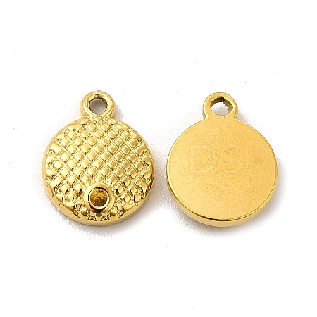 Ion Plating(IP) 304 Stainless Steel Pendant Rhinestone Settings STAS-F290-09G-1
