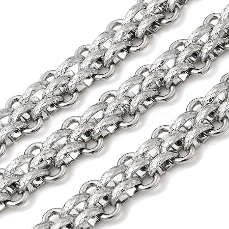 304 Stainless Steel Mesh Chains CHS-K024-07A-P-1