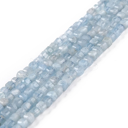 Natural Aquamarine Beads Strands LS-G-K315-A01-1
