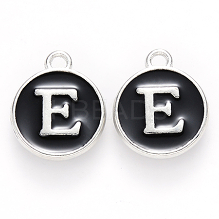 Platinum Plated Alloy Charms LS-ENAM-S118-02E-P-1