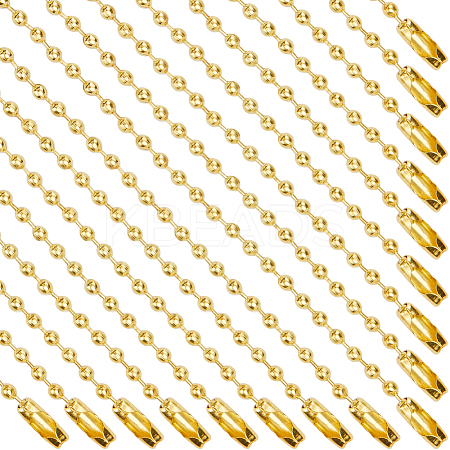 100Pcs Steel Ball Chains for Price Tag Chains FIND-SP0002-58G-1