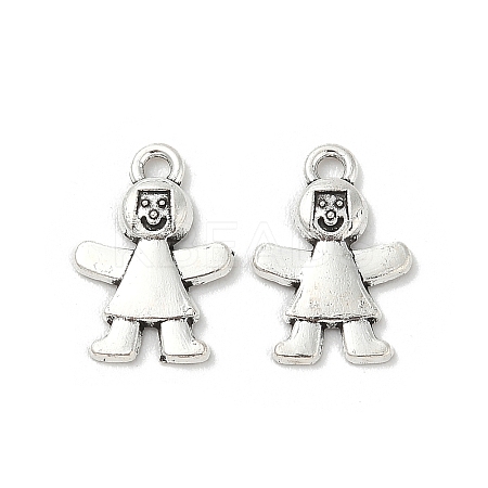 Tibetan Style Alloy Pendants TIBE-S324-12AS-1