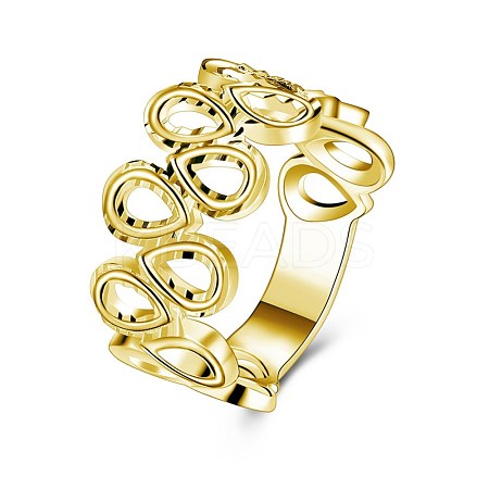 Brass Wide Band Rings RJEW-BB21838-G-8-1