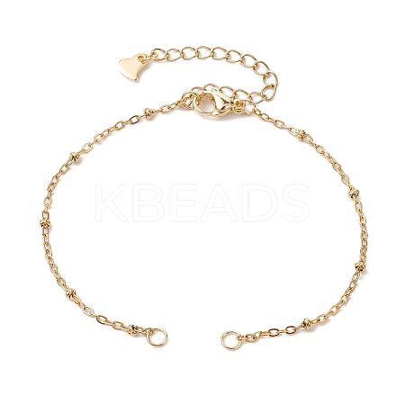 304 Stainless Steel Satellite Chain Bracelet Making AJEW-JB01277-01-1
