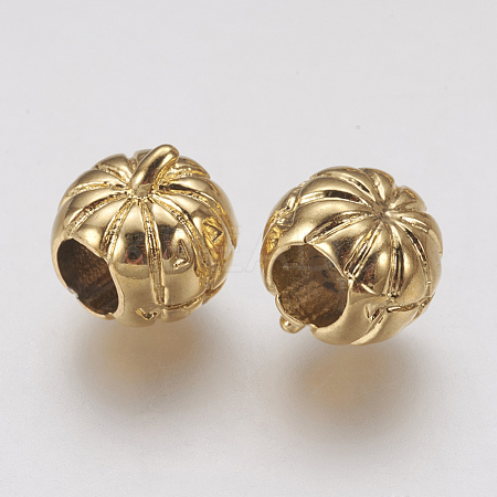 Ion Plating(IP) 304 Stainless Steel European Beads STAS-J022-014G-1