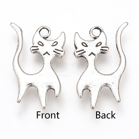 Tibetan Style Alloy Pendants TIBEP-T002-83AS-NR-1