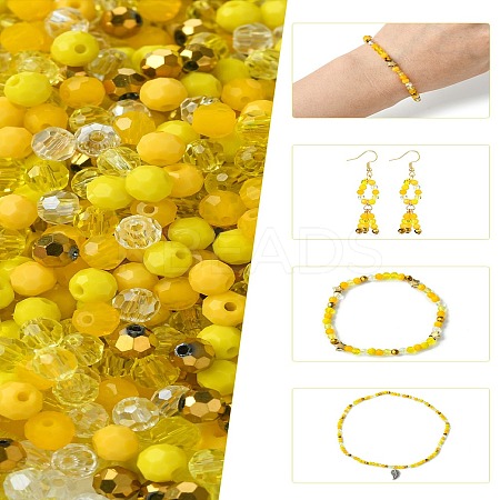 Mixed Styles Glass Beads GLAA-YWC0004-01E-1