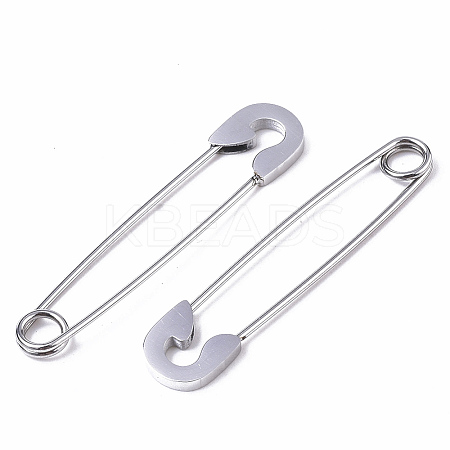 Tarnish Resistant 201 Stainless Steel Safety Pins Earrings X-STAS-S079-197P-1