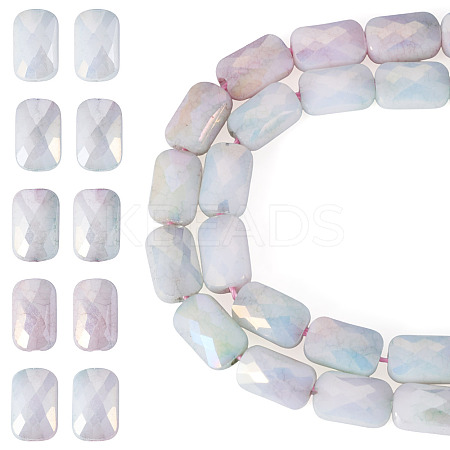 1Strand Anti-Tarnish Electroplate Glass Beads Strands GLAA-TA0003-99B-1