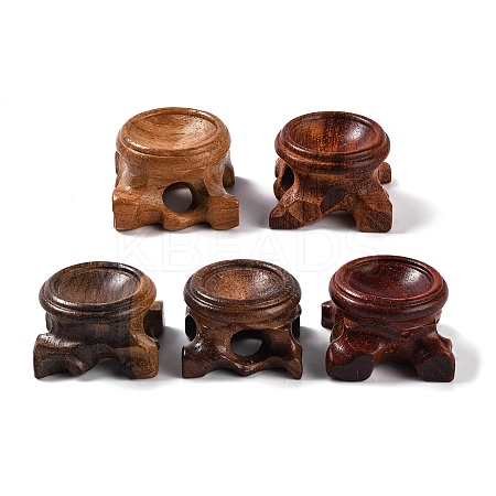 Wood Crystal Ball Display Bases WOOD-A023-03-1