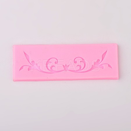 Flower Design DIY Food Grade Silicone Molds LS-AJEW-L054-64-1