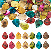 70Pcs 7 Colors Spray Painted Natural Akoya Shell Pendants BSHE-TA0001-03-2