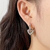 304 Stainless Steel Huggie Hoop Earrings for Women EJEW-F420-01P-1