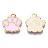 Alloy Enamel Pendants ENAM-T016-22LG-A-RS-3