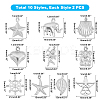 304 Stainless Steel Pendants STAS-UN0008-91P-2
