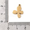 304 Stainless Steel Pendants STAS-K297-02A-G-3